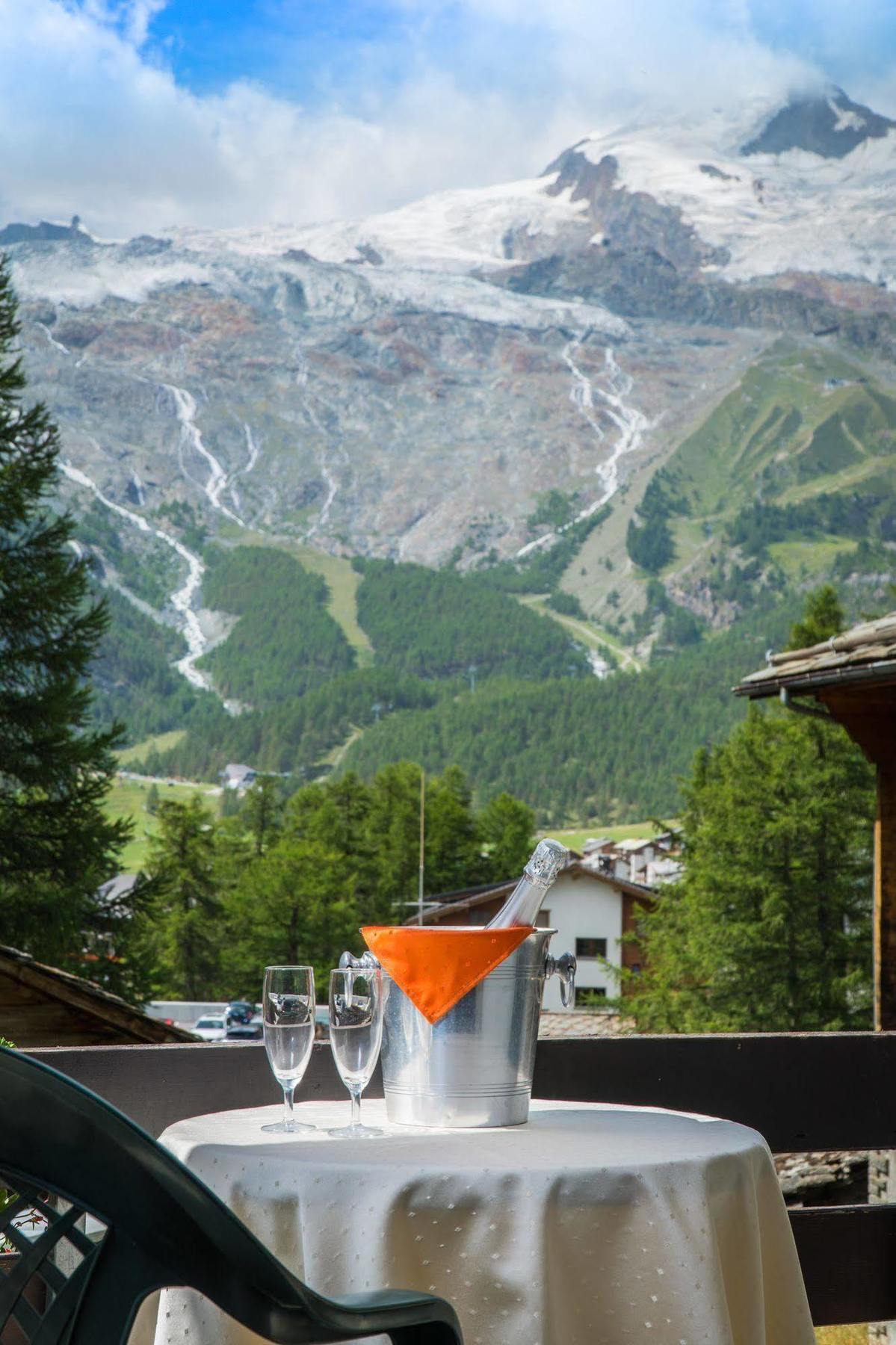 Hotel La Collina Saas-Fee Bagian luar foto
