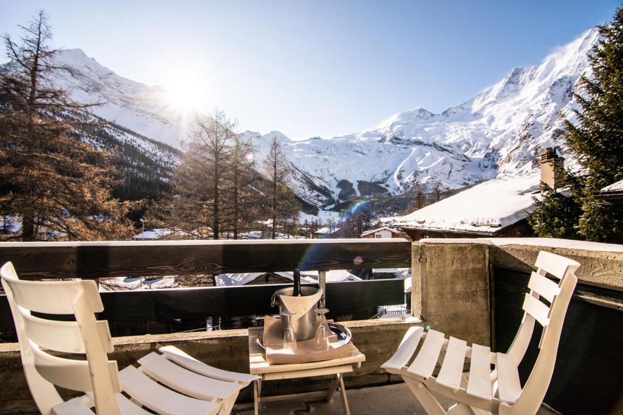 Hotel La Collina Saas-Fee Bagian luar foto